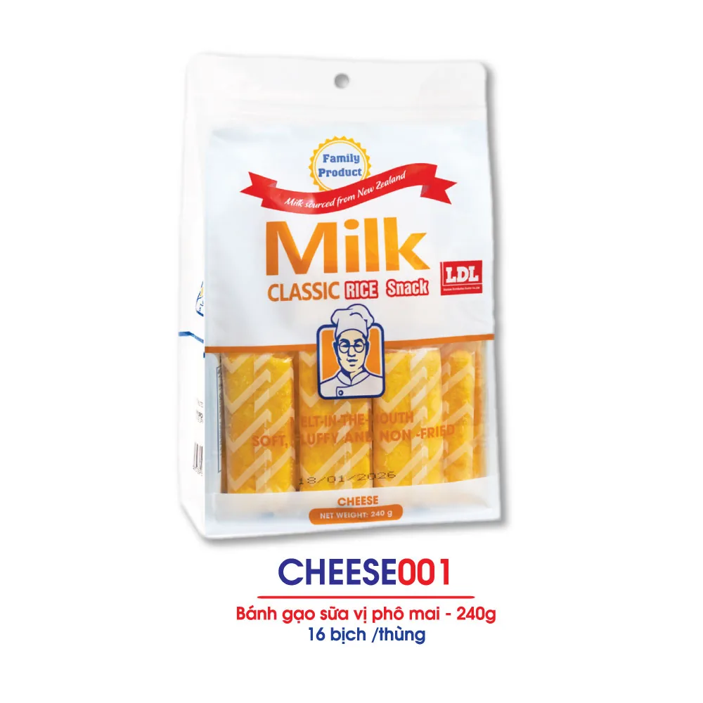Bánh gạo vị phô mai