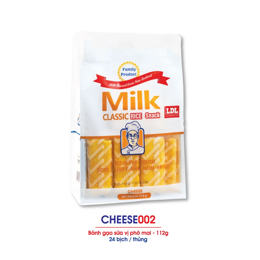 Bánh gạo vị phô mai