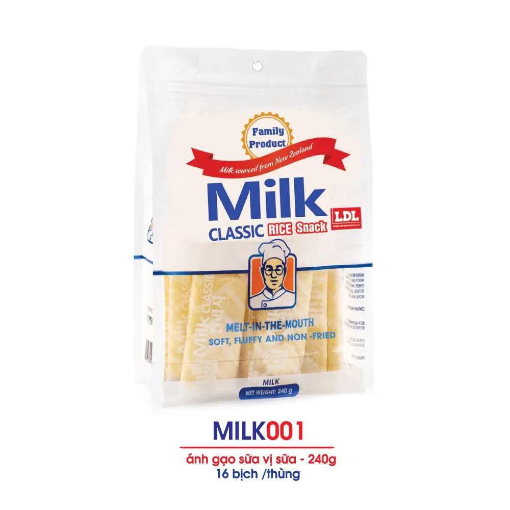 Bánh gạo vị sữa