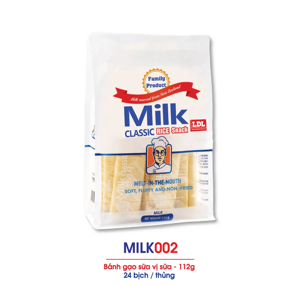 Bánh gạo vị sữa