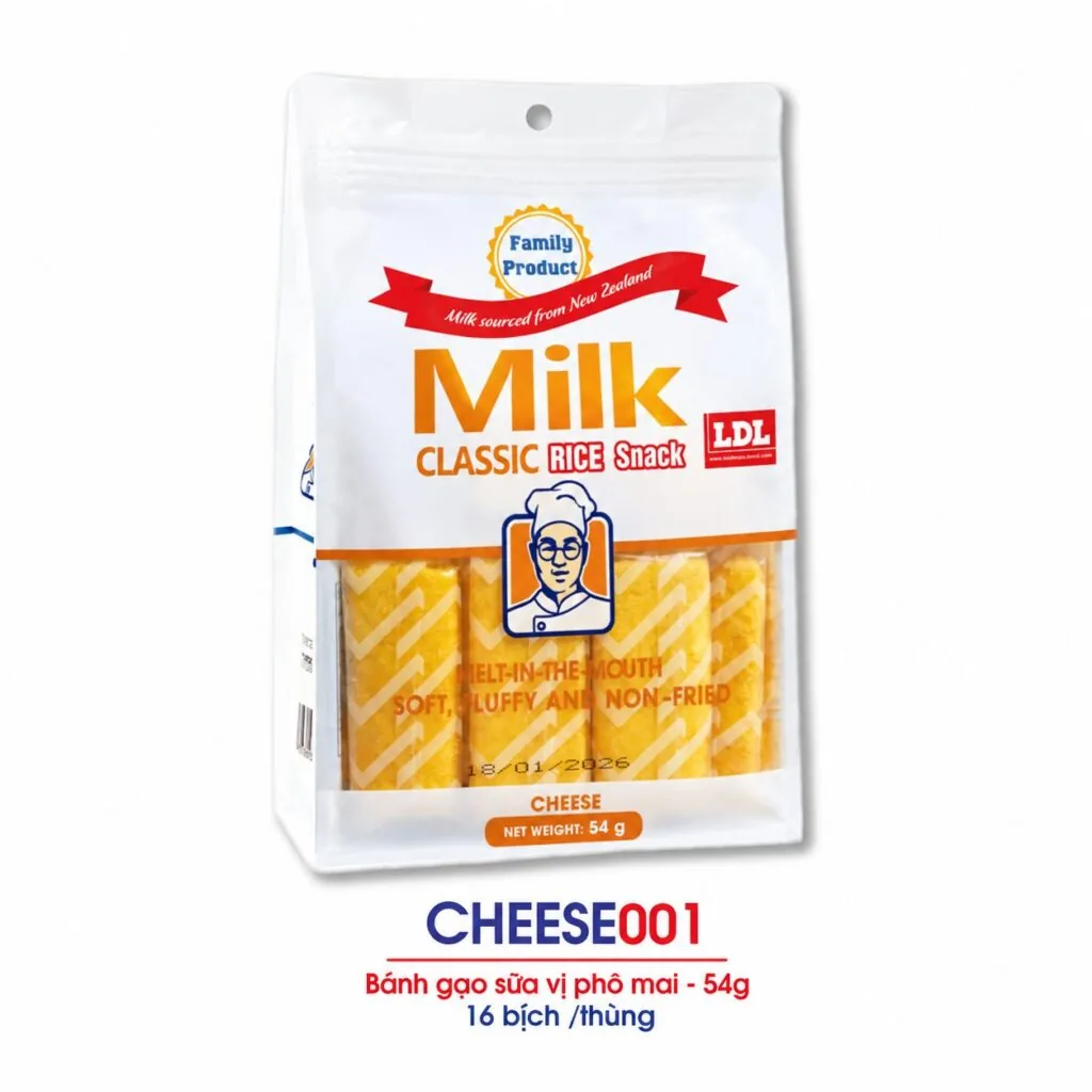 Bánh gạo sữa phô mai 54g