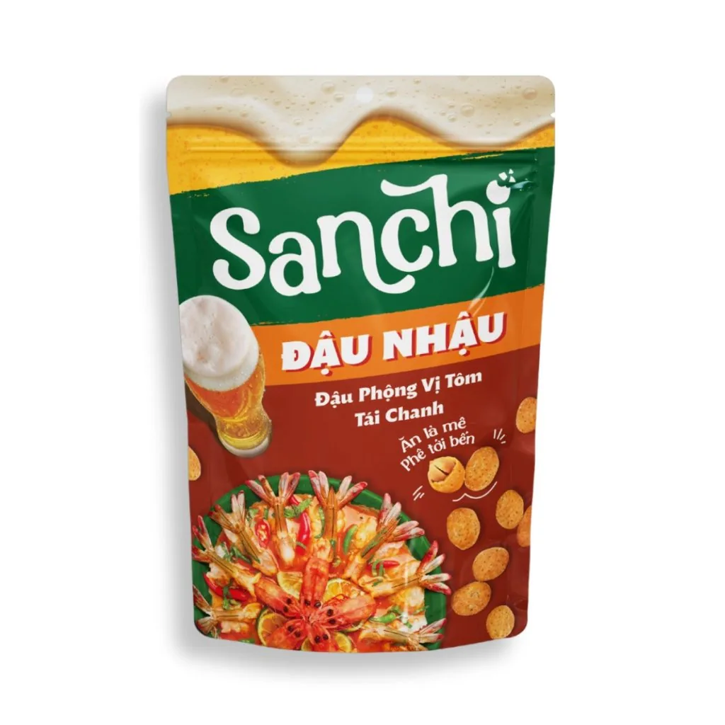 Đậu nhậu chill vị tôm tái chanh