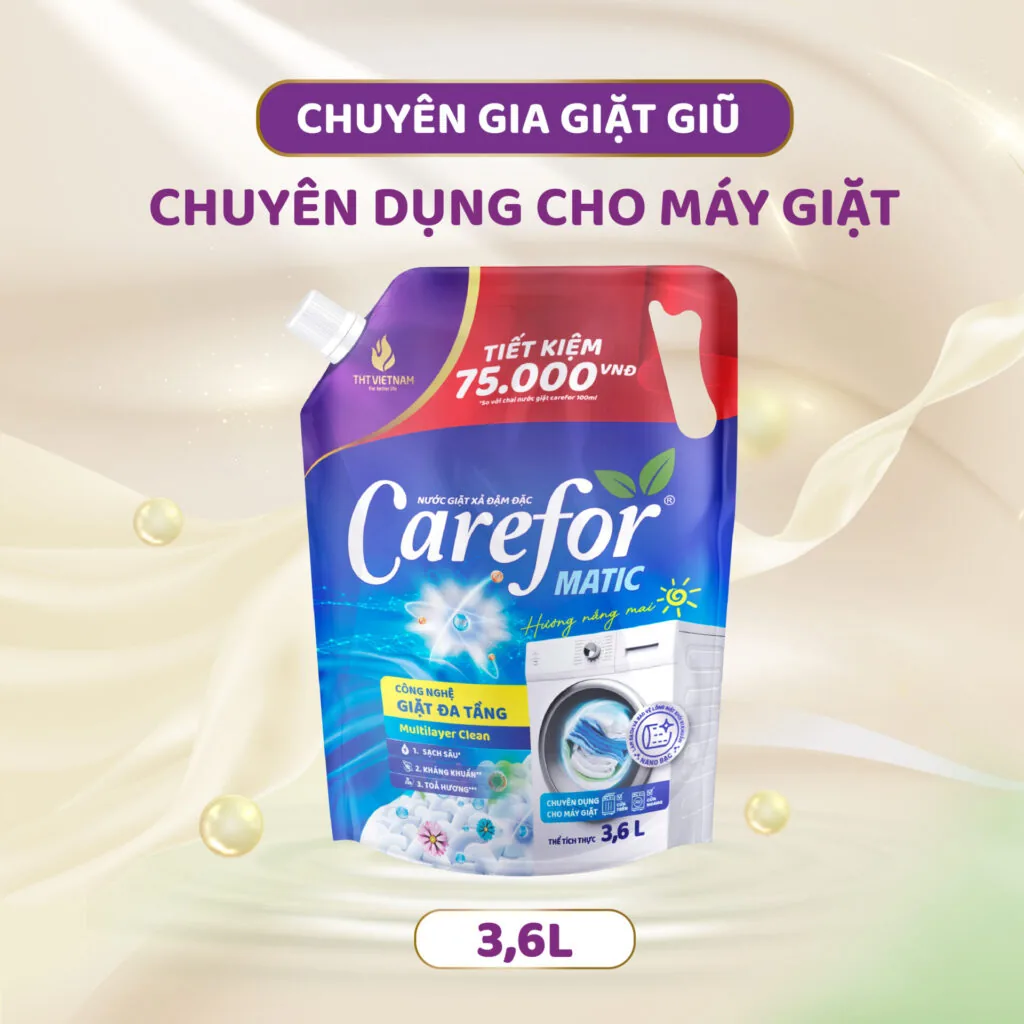 Nước giặt máy Carefor